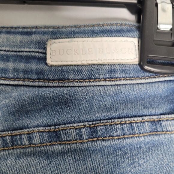 Buckle Black Size 27 Distressed Ankle Skinny Jeans - Picture 3 of 5